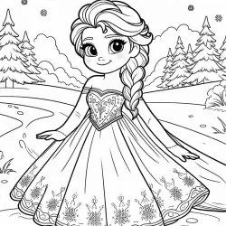 Mladá princezna Elsa